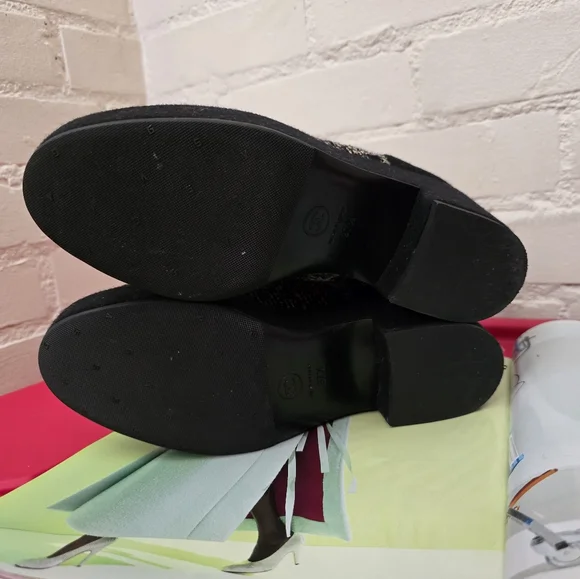 SOLD 💔 Chanel Tweed Lace Up Platform Oxford Shoes - Picture 12 of 17